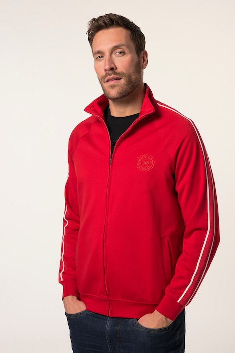 JP 1880 Sweatjacke, Stehkragen, Zipper, bis 8 XL