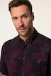 JP 1880 skjorte, halve ermer, heldekkende trykk, buttondown-krage, modern fit, opptil 8XL
