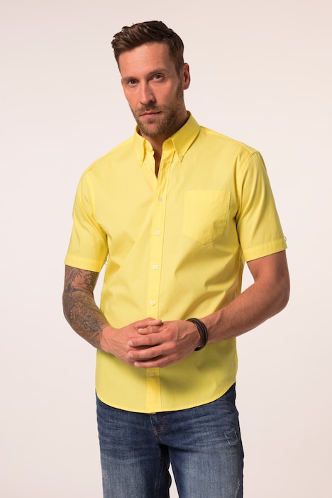 JP 1880 overhemd, korte mouwen, buttondown-kraag, Modern Fit, tot 8XL