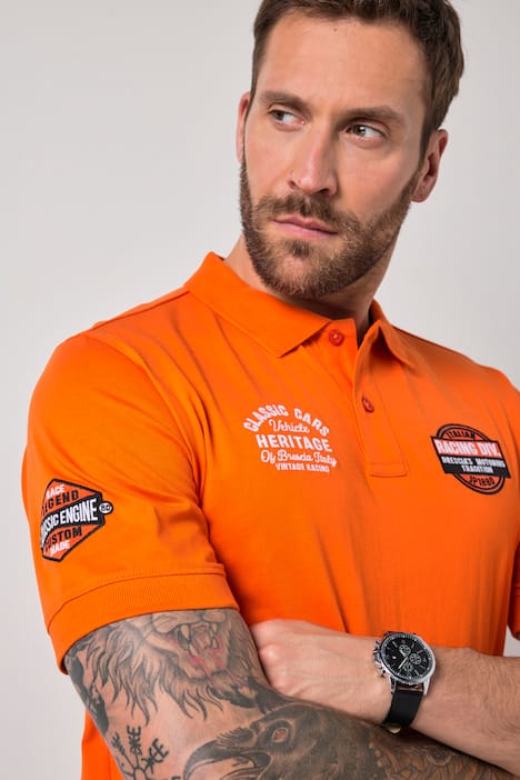 Polokošile, krátké rukávy, nášivky, do 8XL