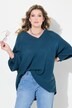 Pull col en V, esprit poncho