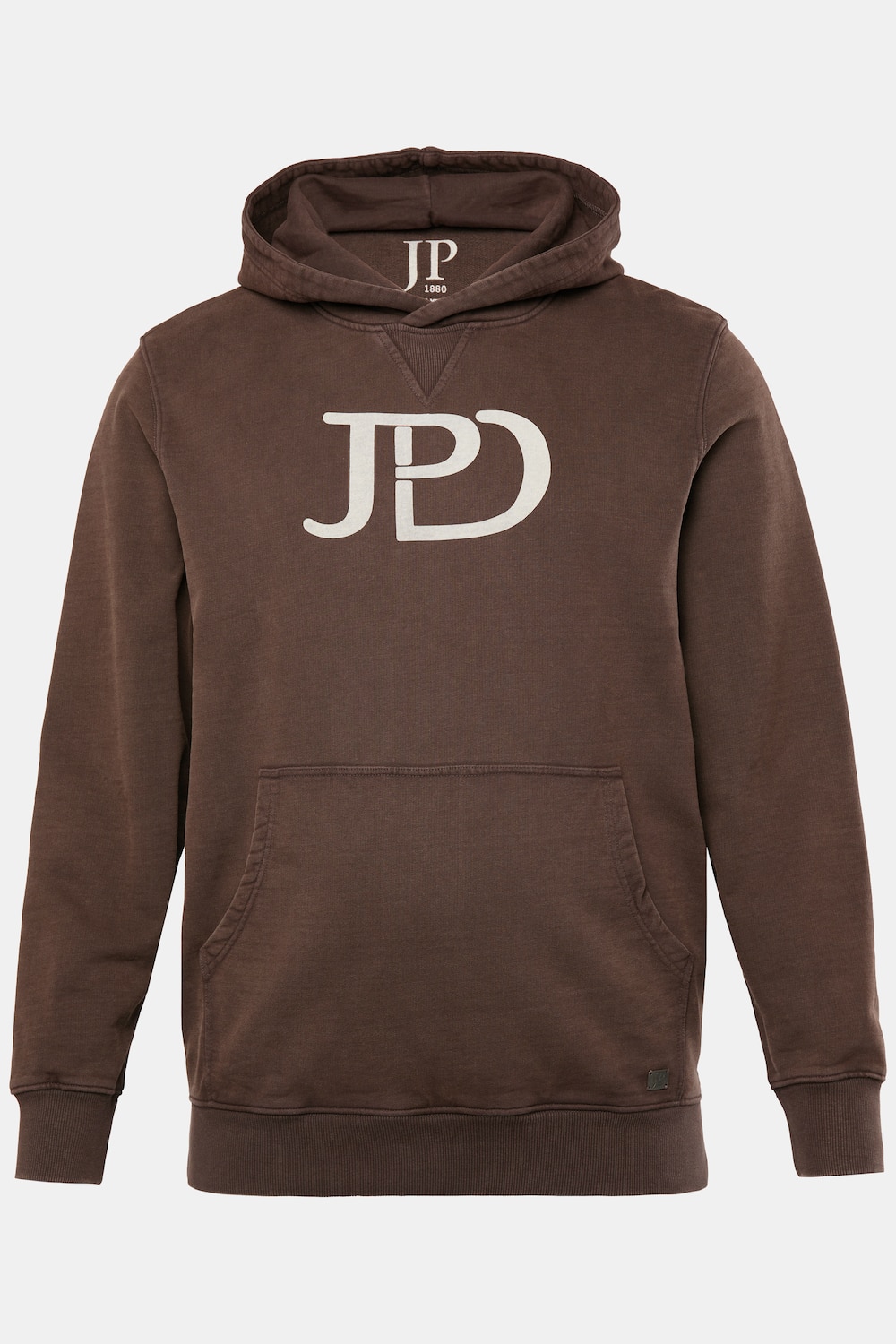 JP 1880 Hoodie, Brustprint, Kapuze, Kängurutasche, bis 8 XL
