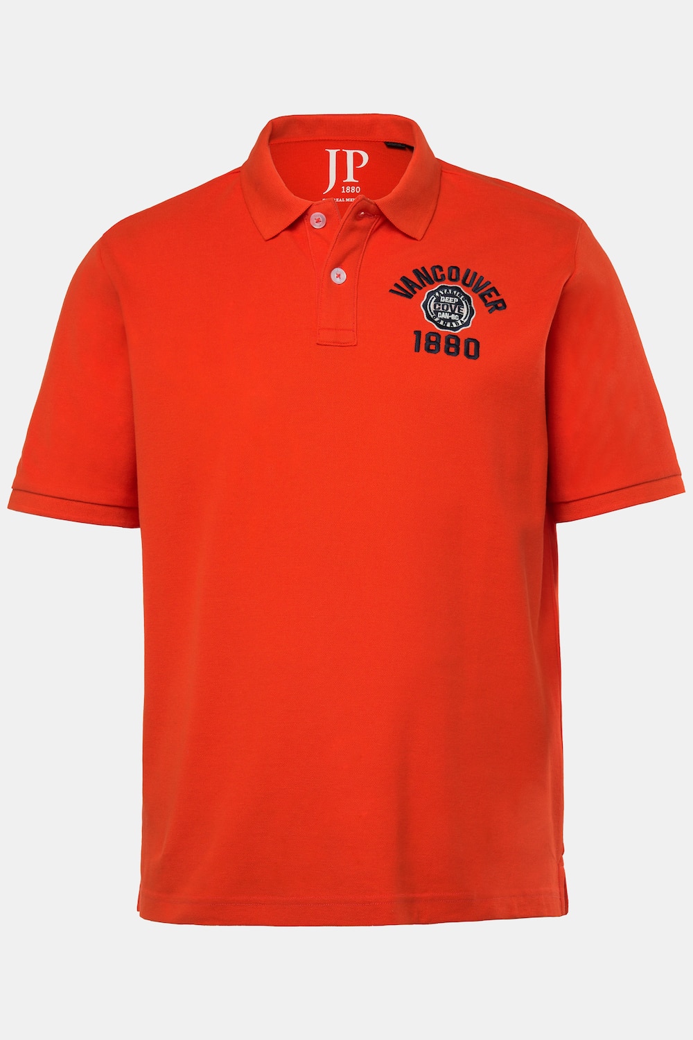 Große Größen Poloshirt, Herren, orange, Größe: 5XL, Baumwolle, JP1880