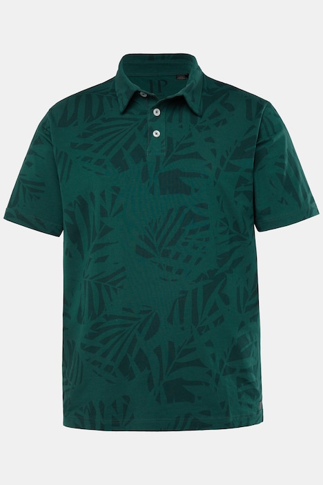 JP 1880 polo shirt FLEXNAMIC®, short sleeve, all-over print, up to 8 XL