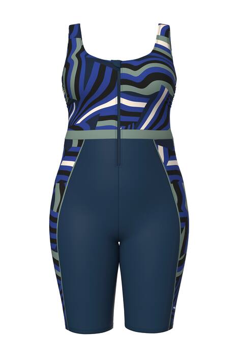 Plavky, dlouhé nohavičky, bez měkkých košíčků, zip, recyklovaný materiál