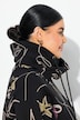 Sweatshirt, Scribble-hart patroon, opstaande kraag, lange mouw
