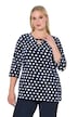 Tričko, puntíky, Classic, kulatý výstřih, 3/4 rukávy