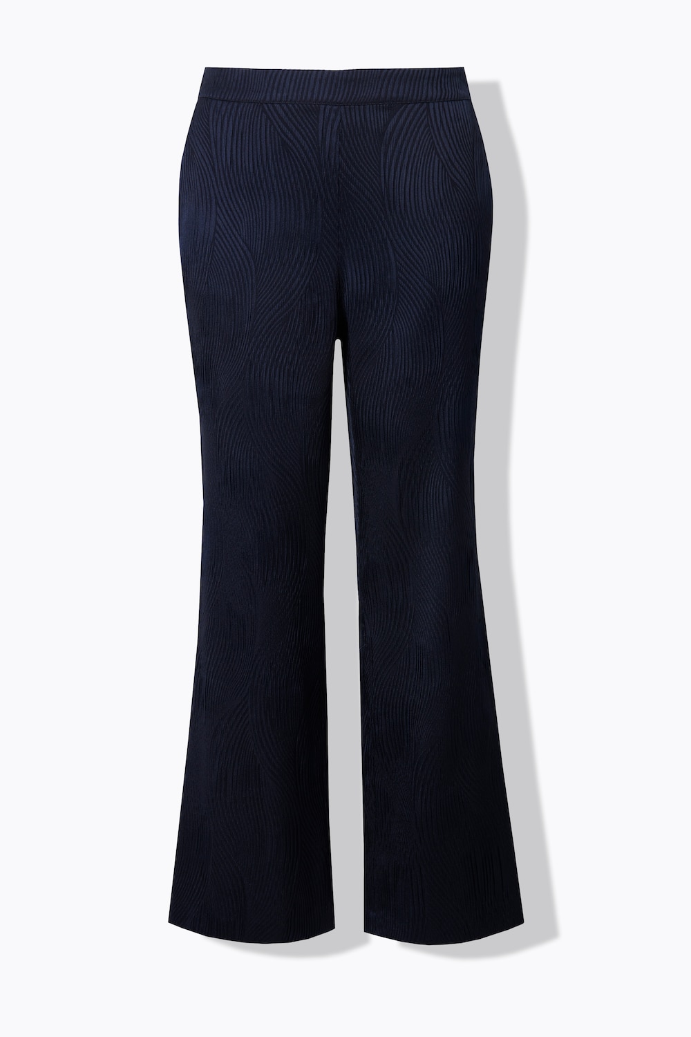 Stora storlekar Byxa, Dam, blå, storlek: 50, Polyester/Viskos, Ulla Popken