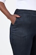 Textured Wide-Leg Pull-On Pants