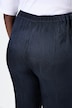 Textured Wide-Leg Pull-On Pants