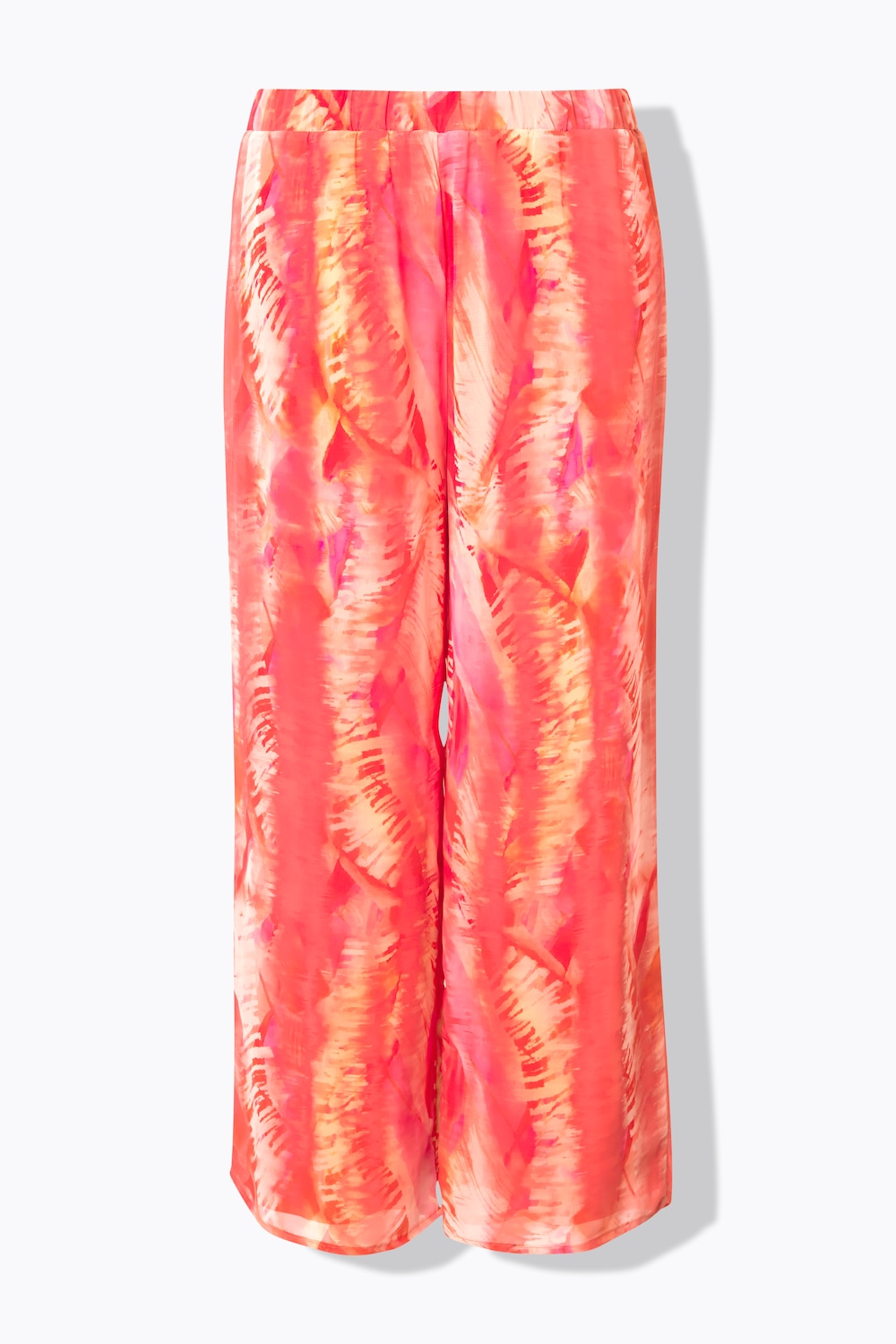 Stora storlekar Chiffongbyxa, Dam, röd, storlek: 58/60, Polyester/Viskos, Ulla Popken