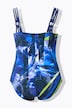 Maillot de bain avec bonnets souples, quadruple bretelle et décolleté rond, matière recyclée