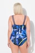 Maillot de bain avec bonnets souples, quadruple bretelle et décolleté rond, matière recyclée