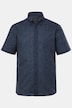 Chemise JP 1880 imprimé all-over, manches courtes et col à pointes boutonnées, coupe Modern Fit - jusqu'au 8 XL