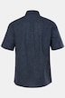 Chemise JP 1880 imprimé all-over, manches courtes et col à pointes boutonnées, coupe Modern Fit - jusqu'au 8 XL
