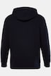 Sweat-shirt en maille côtelée JP 1880, capuche avec fermeture zippée - jusqu'au 7 XL