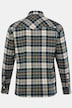 Chemise en flanelle JP 1880 à carreaux, manches longues et col Kent, coupe Modern Fit - jusqu'au 8 