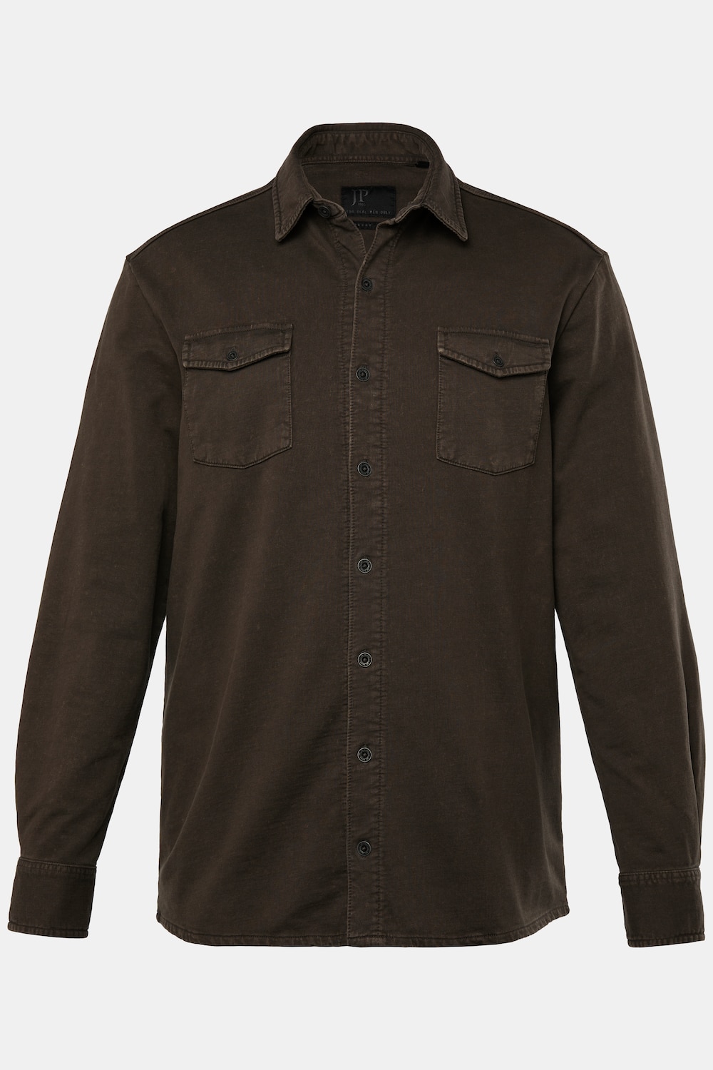 JP 1880 sweat-overhemd, lange mouwen, cowboy, kentkraag, Modern Fit, tot 8XL