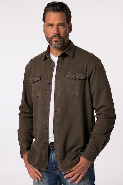 Felpa Con Cappuccio Uomo Manica Lunga KUYIGO – 95% Cotone, Con Bottoni, Taglie Forti S-5XL, Hip Hop
