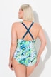 Tropical Print One Piece Swimsuit