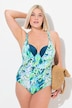 Tropical Print One Piece Swimsuit