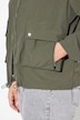 Jakke, store lommer, blouson-fit, elastisk kant