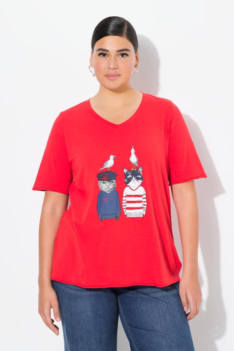 Maritime Cat Short Sleeve Graphic Tee