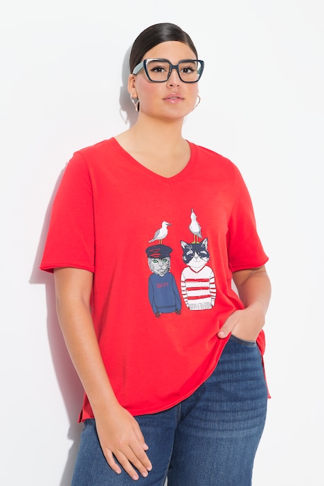 Maritime Cat Short Sleeve Graphic Tee