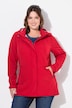 HYPRAR Softshell-Longjacke, wasserdicht, A-Linie, Kapuze