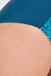 Maillot de bain à bonnets souples, motif cachemire, bretelles amovibles, matière recyclée
