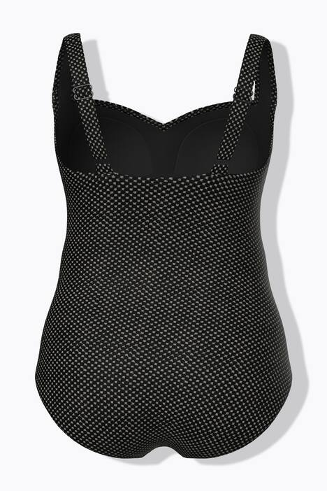 Badeanzug, Metallic, Softcups, Powermesh-Vorderfutter