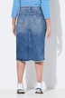 Jeansrok, 5-pocket, riemlussen