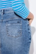 Jeansrok, 5-pocket, riemlussen