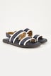 Leder-Sandalen, Klettriegel, Weite H