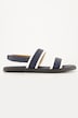 Leder-Sandalen, Klettriegel, Weite H