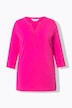 Blouse shirt with  neckline with chiffon