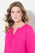 Blouse shirt with  neckline with chiffon