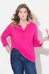 Blouse shirt with  neckline with chiffon