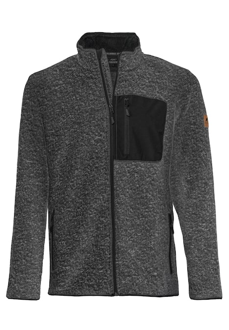 Strickjacke mit Brusttasche