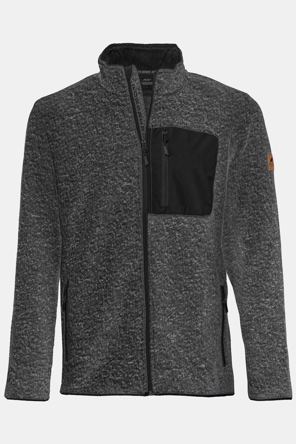Strickjacke mit Brusttasche