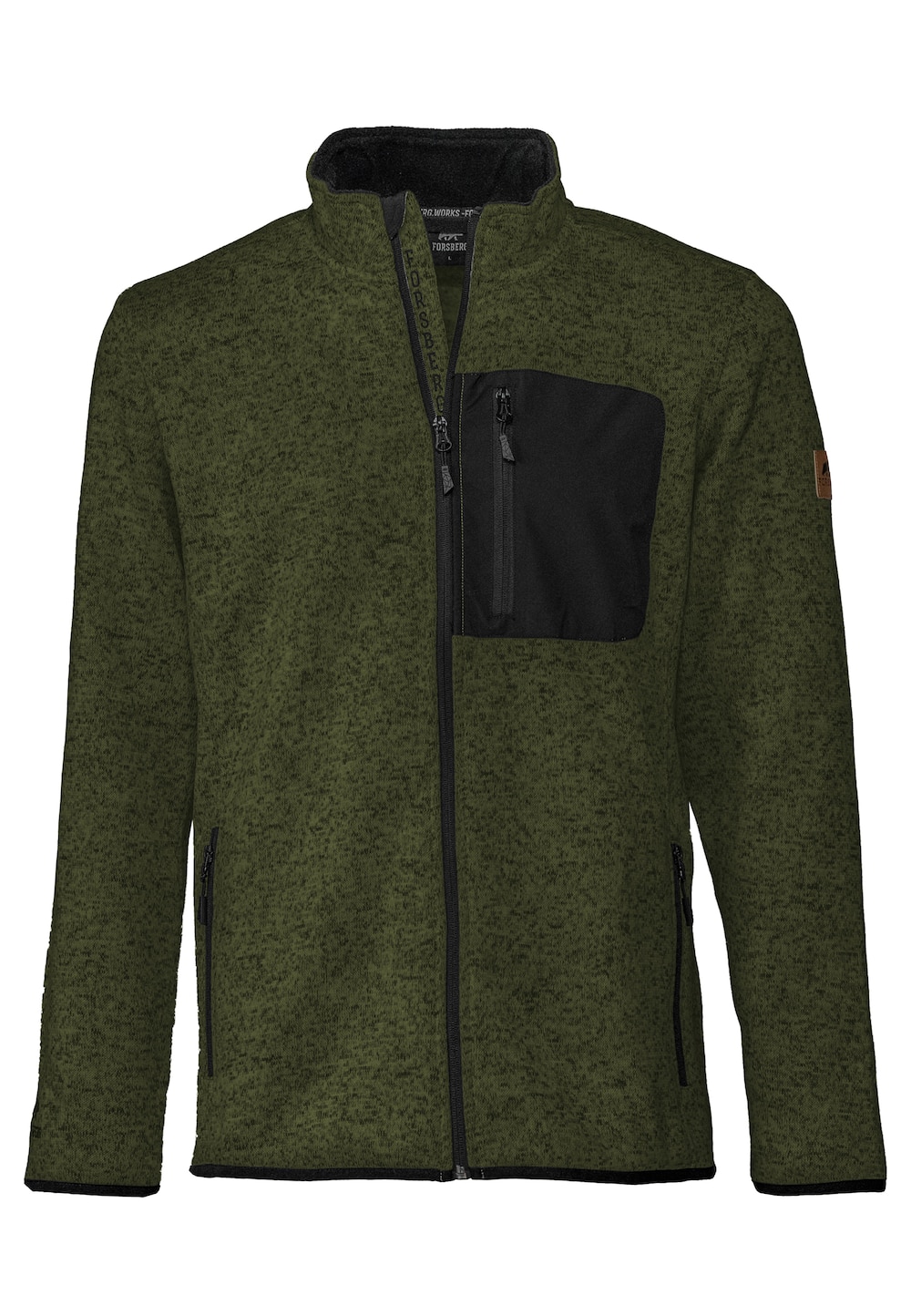 Strickjacke mit Brusttasche