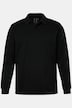 Polo manches longues JP 1880, tissu piqué, patte de boutonnage sous patte - jusqu'au 8 XL