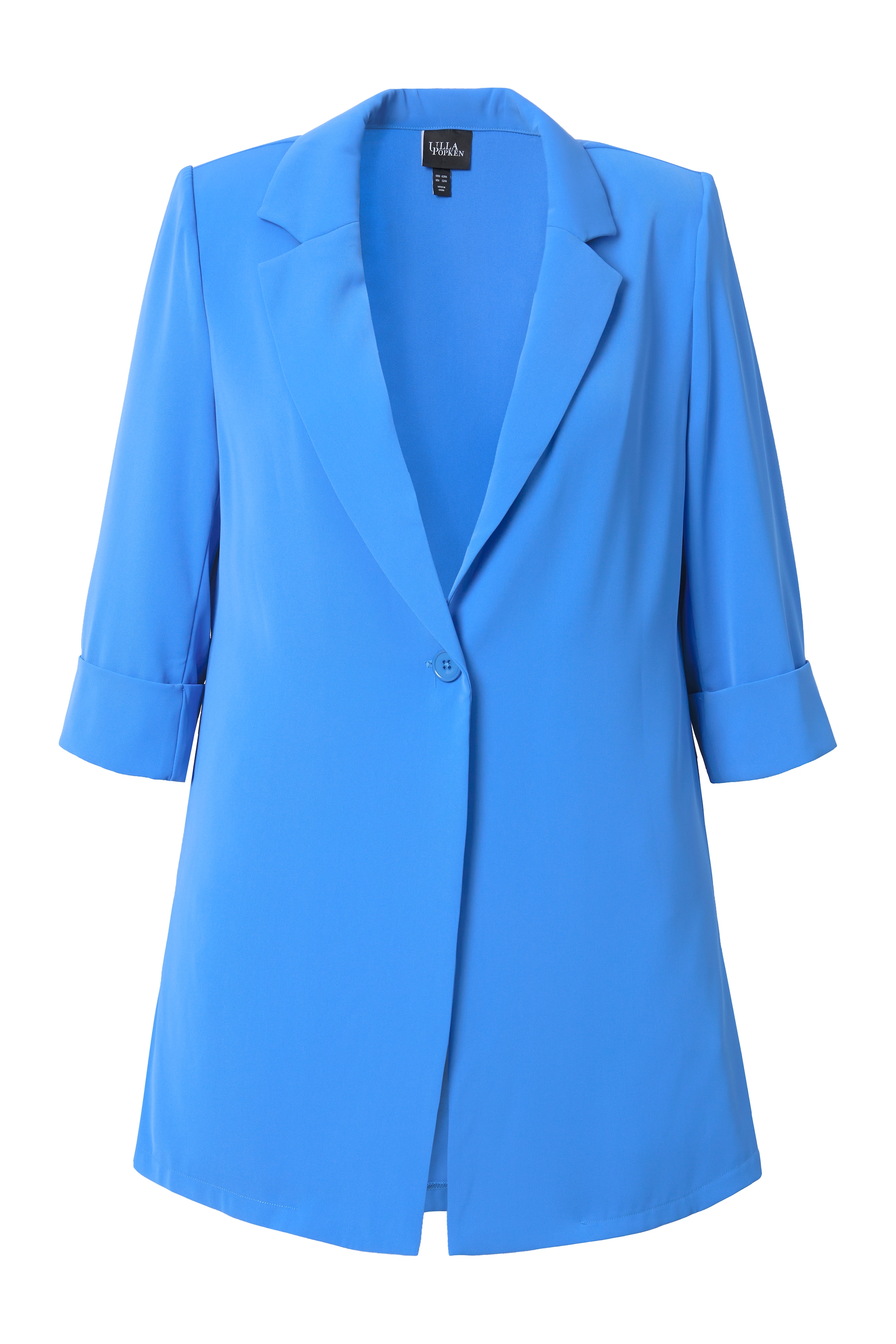 Ulla Popken Damen große Größen Blazer Reverskragen Knopfverschluss