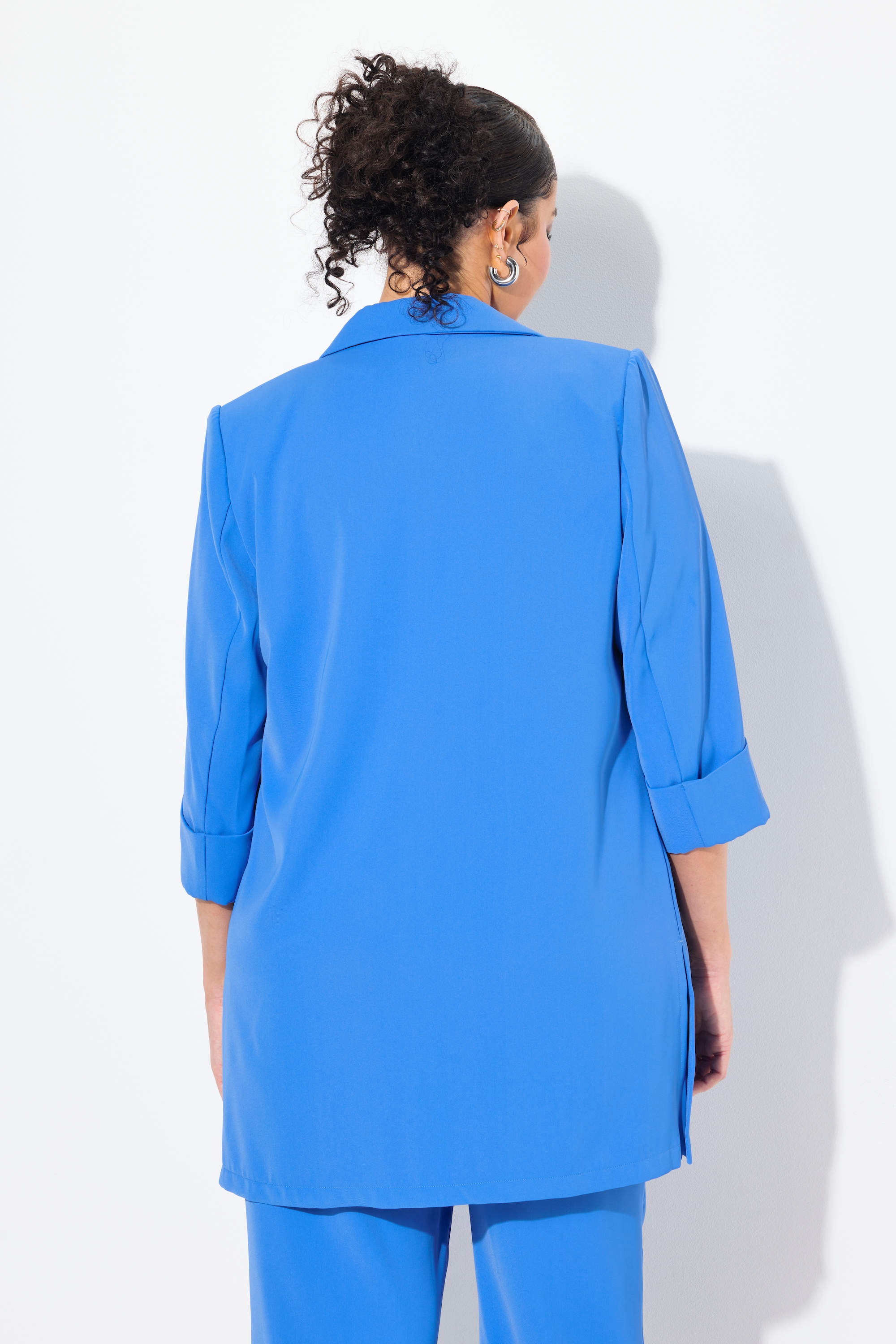 Ulla Popken Damen große Größen Blazer Reverskragen Knopfverschluss