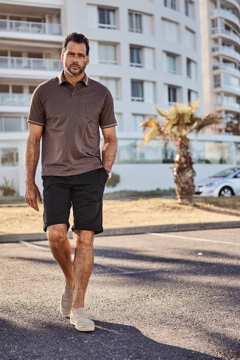 Polo JP 1880, manches courtes et jersey texturé - jusqu'au 8 XL