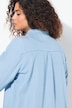 Lyocell-Longbluse, Jeansoptik, Hemdkragen, Langarm