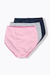 Maxislips, 3-pak, farvede striber