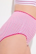 Maxislips, 3-pak, farvede striber