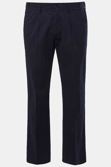 Pantalon JP 1880 en seersucker, taille élastique, coupe Regular Fit - jusqu'à la taille 74