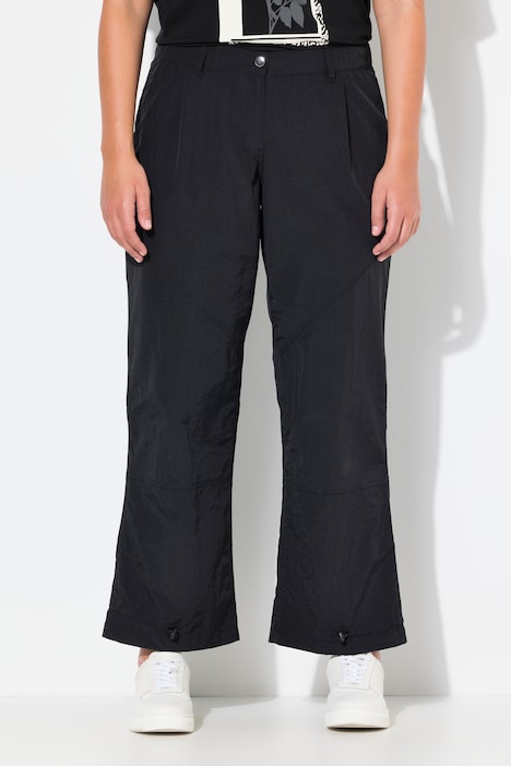 Decorative Seam Flared Leg Cargo Pants